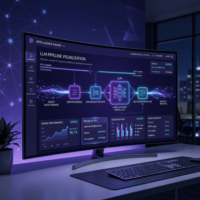 AI Integration LLM Pipeline Dashboard