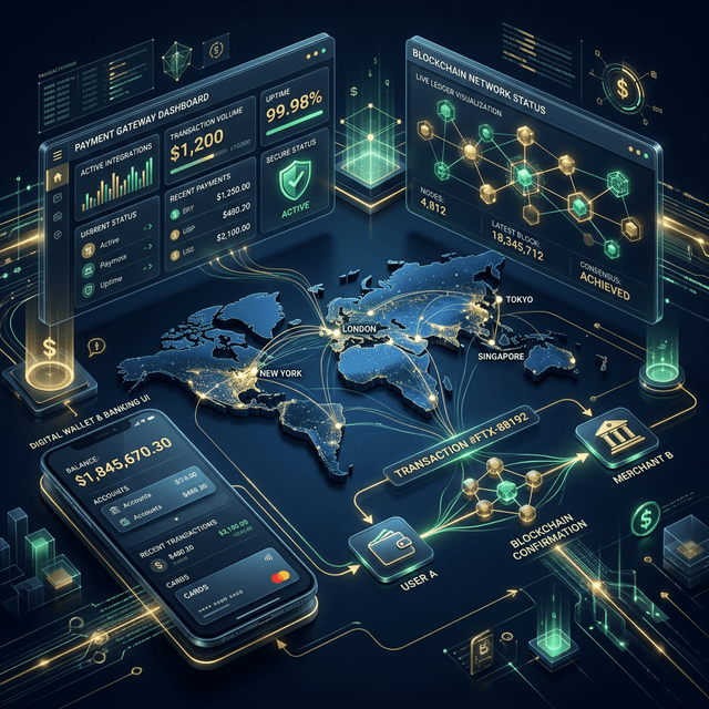 FinTech Payment Gateway Dashboard